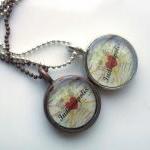 Indianapolis Map Necklace